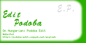 edit podoba business card